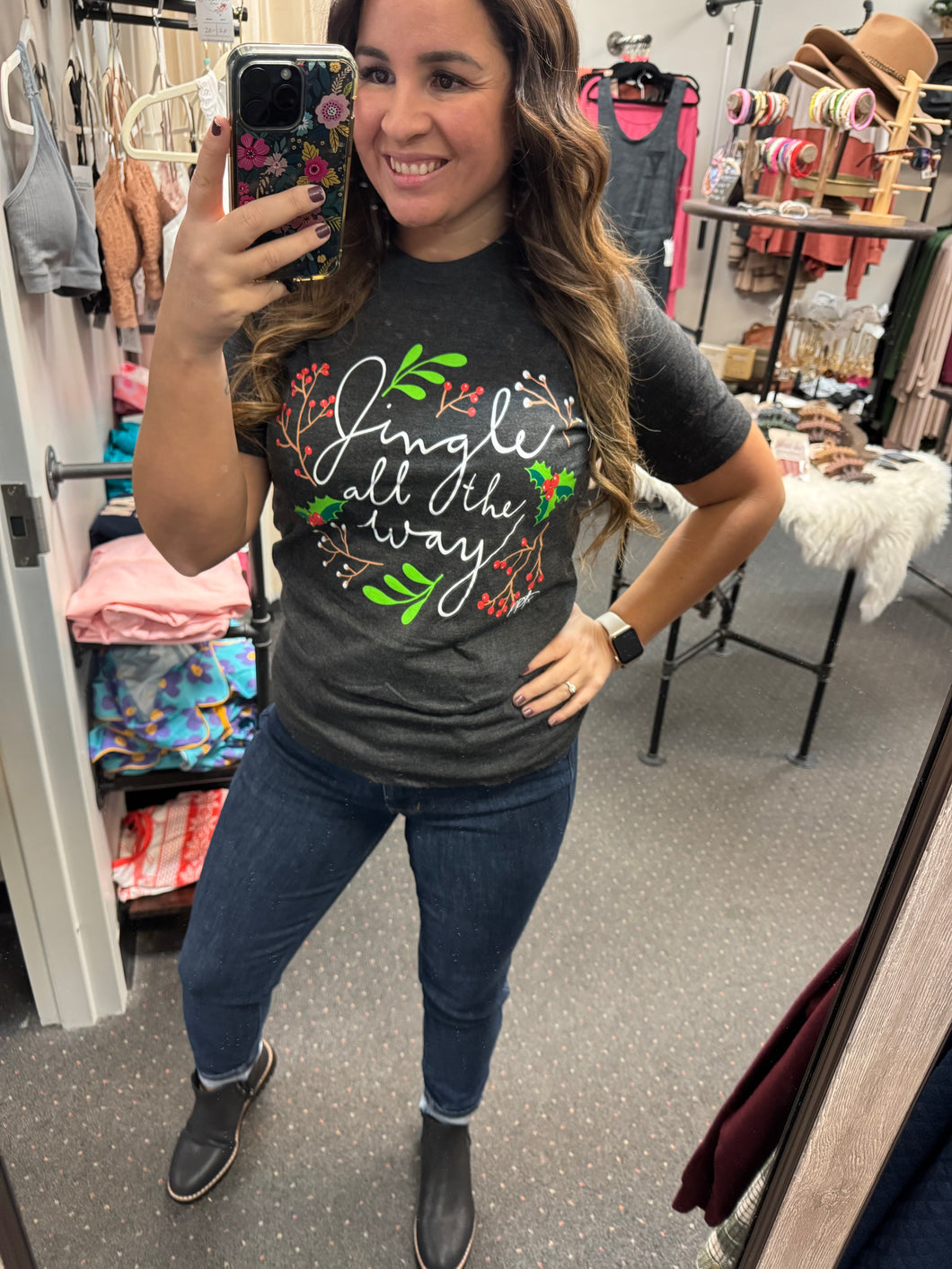 JINGLE ALL THE WAY GRAPHIC TEE