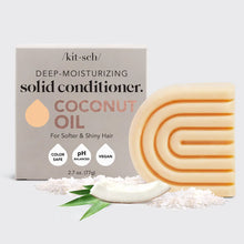 Load image into Gallery viewer, KITSCH DEEP MOISTURIZING COCONUT OIL SOLID CONDITIONER BAR
