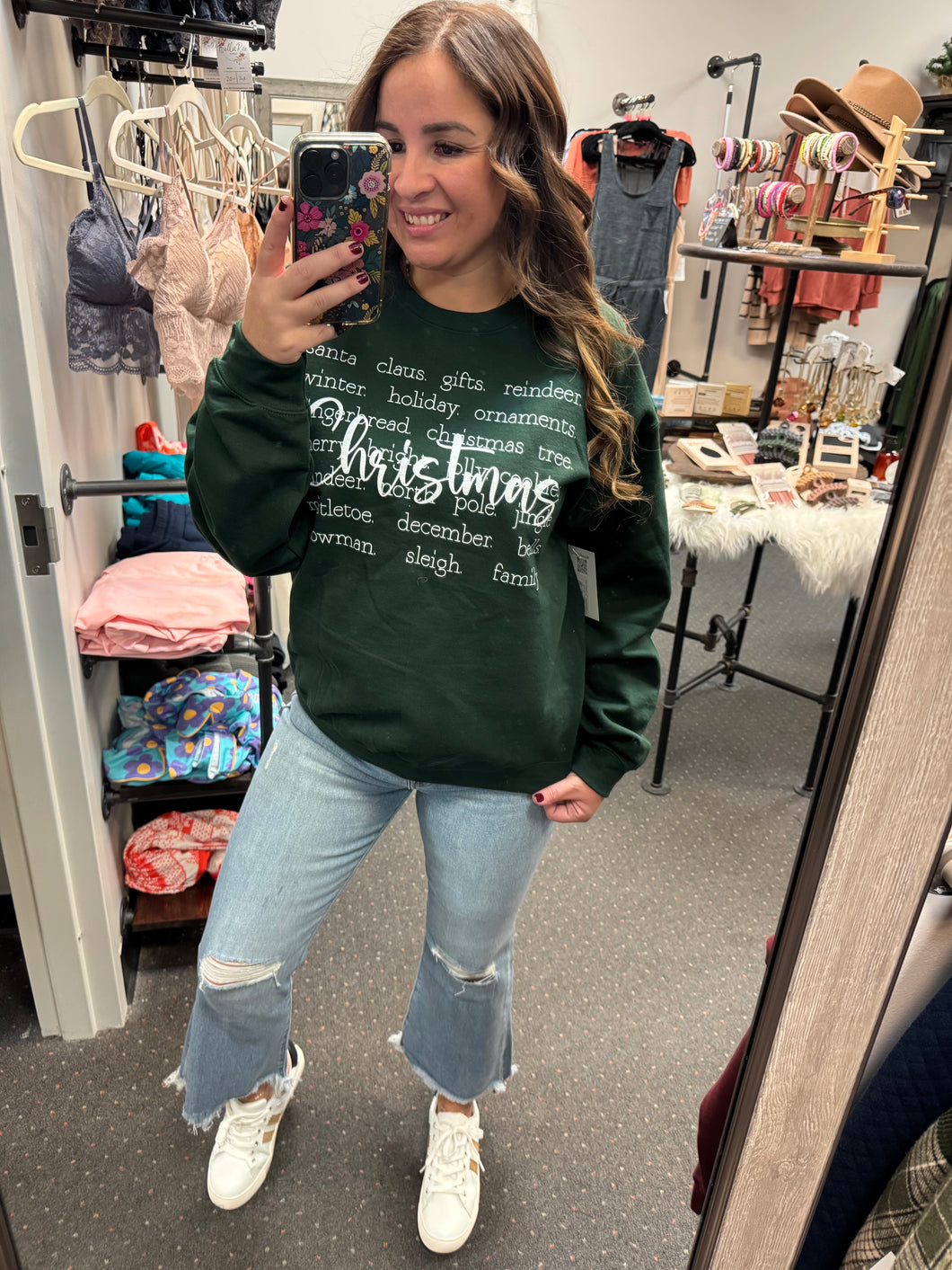 CHRISTMAS LIST SWEATSHIRT