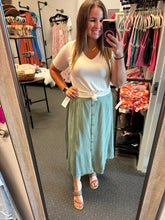 Load image into Gallery viewer, OLIVE MAXI SKIRT
