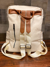 Load image into Gallery viewer, CREAM BACKPACK PURSE
