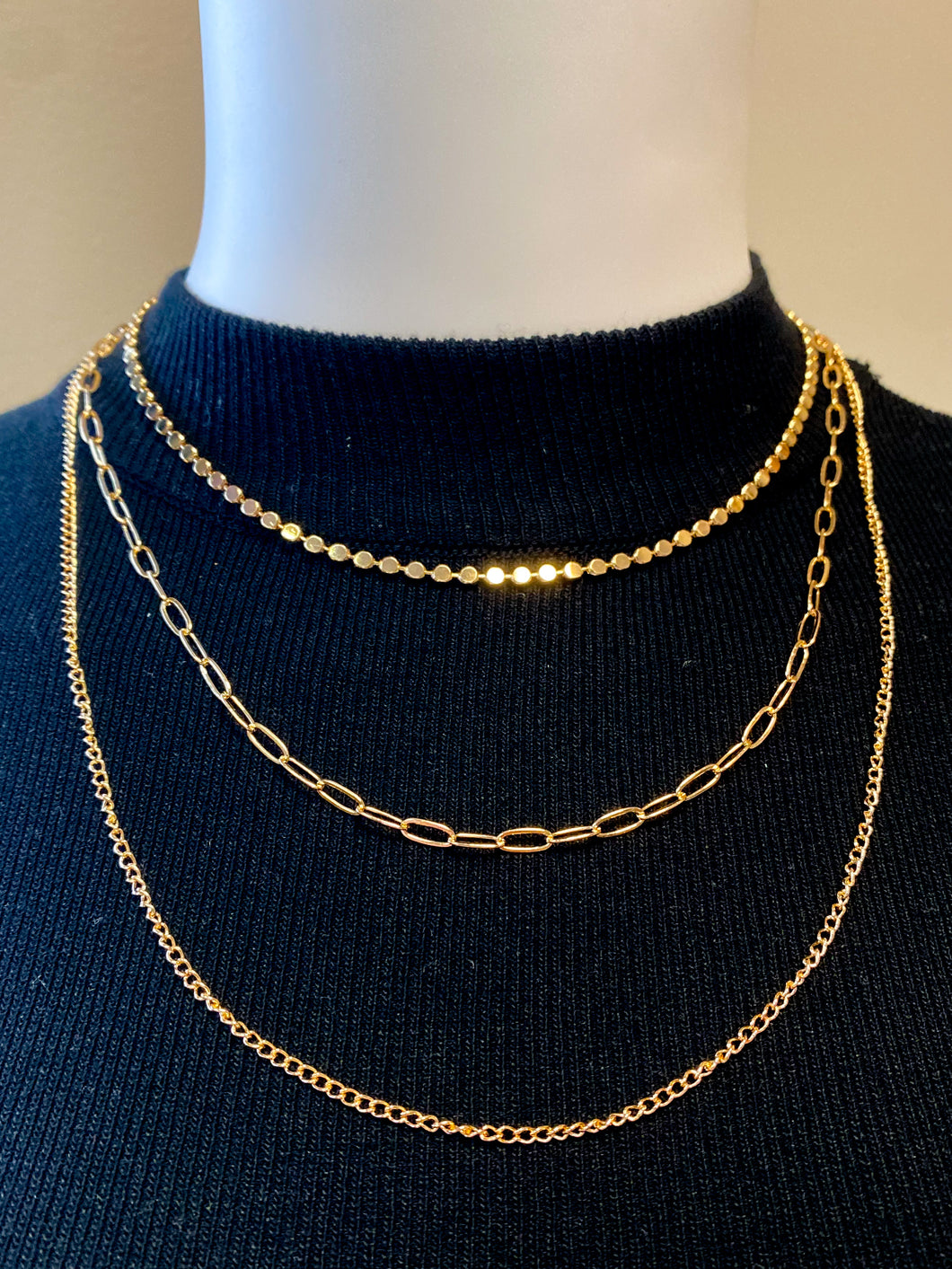 MARLEY GOLD LAYERED NECKLACE