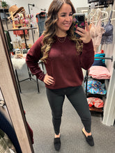 Load image into Gallery viewer, MAROON SWEATER
