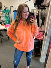 Load image into Gallery viewer, NEON HENLEY HOODIE
