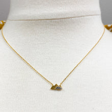 Load image into Gallery viewer, TWO TONE MINI MOUNTAIN NECKLACE
