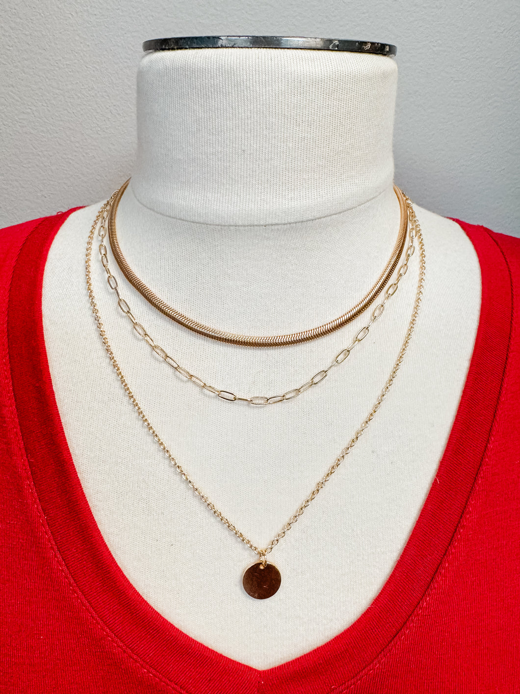 HARPER GOLD LAYERED NECKLACE