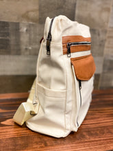 Load image into Gallery viewer, CREAM BACKPACK PURSE
