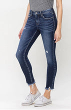 Load image into Gallery viewer, VERVET TATUM MID RISE CROP SKINNY
