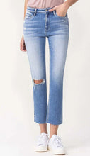 Load image into Gallery viewer, VERVET DYLAN HIGH RISE CROP SLIM STRAIGHT
