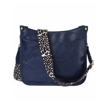 Load image into Gallery viewer, CROSSBODY PURSE WITH LEOPARD STRAP
