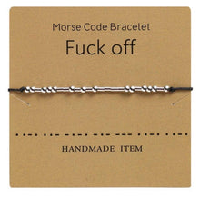 Load image into Gallery viewer, MORSE CODE BRACELET
