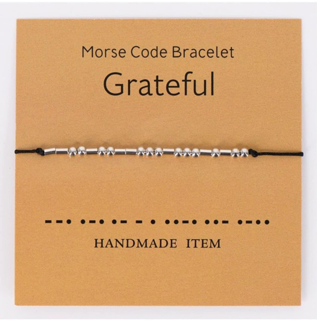 MORSE CODE BRACELET