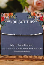 Load image into Gallery viewer, MORSE CODE BRACELET
